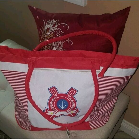 Bijoux Terner  Woman Large Beach Canvas Bag - Picture 1 of 3